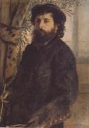 Pierre Renoir Claude Monet (mk06) oil on canvas